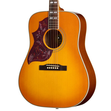 Epiphone Hummingbird Studio Left Handed Electro Acoustic Guitar in Heritage Cherry Sunburst