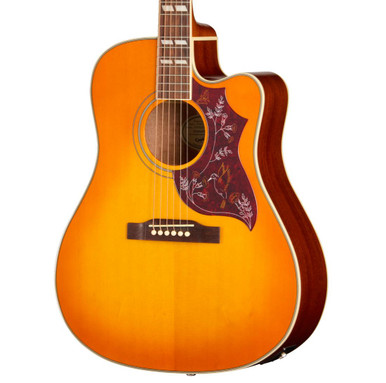 Epiphone Hummingbird Studio EC Electro Acoustic Guitar in Heritage Cherry Sunburst - Image 1