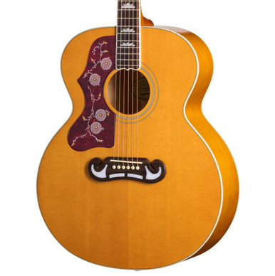 Epiphone J-200 Studio Left Handed Electro Acoustic Guitar in Natural - Image 1