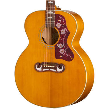 Epiphone J-200 Studio Electro Acoustic Guitar in Natural - Image 1