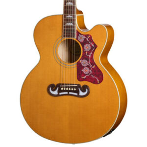 Epiphone J-200 Studio EC Electro Acoustic Guitar in Natural