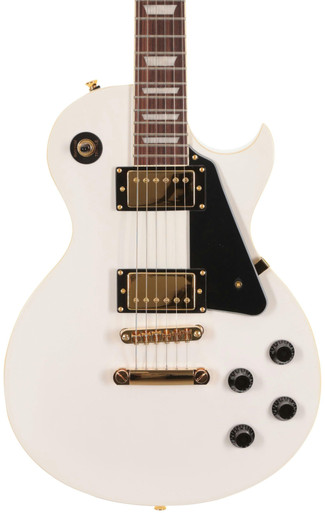 EastCoast L1 Electric Guitar in White Rosewood Fretboard and Gold Hardware - Image 1