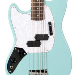 Eastcoast Left Handed MSB Short Scale Bass Guitar in Daphne Blue