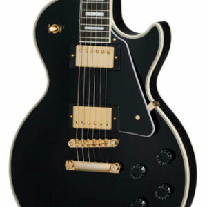 Epiphone Inspired by Gibson Custom Les Paul Custom Electric Guitar in Ebony