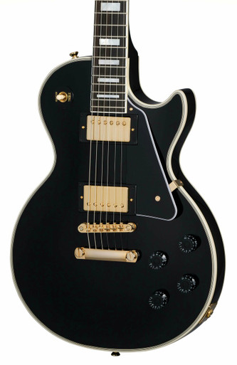 Epiphone Inspired by Gibson Custom Les Paul Custom Electric Guitar in Ebony