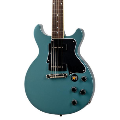 Epiphone Inspired by Gibson Custom 1960 Les Paul Special Double Cut Reissue Electric Guitar in Pelham Blue