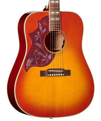 Epiphone Inspired by Gibson Hummingbird Standard Left Handed Electro Acoustic Guitar in Cherry Sunburst