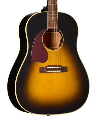 Epiphone Inspired by Gibson J-45 Standard Left Handed Electro Acoustic Guitar in Vintage Sunburst