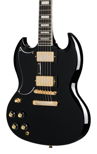 Epiphone Inspired by Gibson SG Custom Left Handed Electric Guitar in Ebony