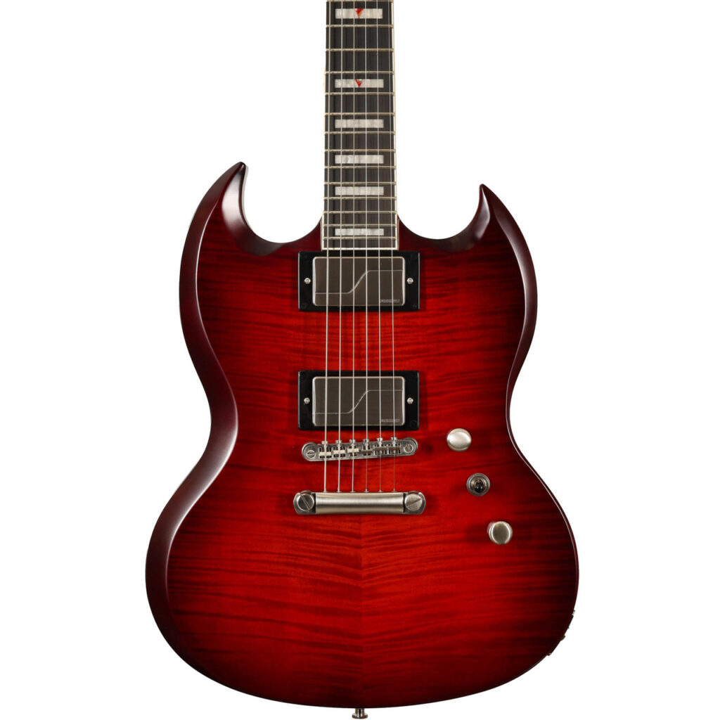 Epiphone SG Prophecy Electric Guitar in Aged Bengal Tiger Burst