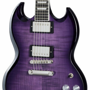 Epiphone Inspired by Gibson SG Modern Figured Electric Guitar in Purple Burst