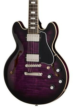 Gibson ES-339 Figured Semi-Hollow Electric Guitar in Dark Purple Burst