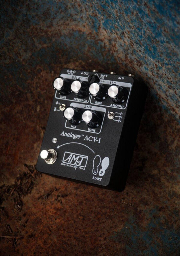 Asheville Music Tools ACV-1 Analog Chorus / Vibrato Pedal in Textured Black