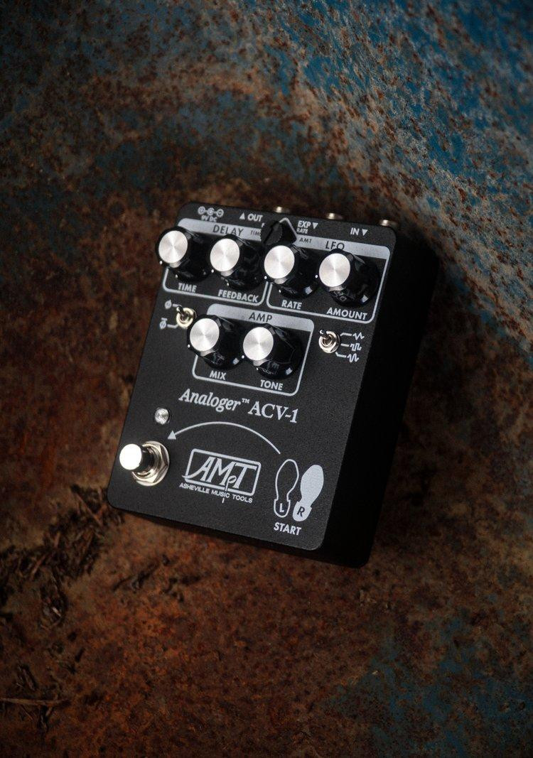 Asheville Music Tools ACV-1 Analog Chorus / Vibrato Pedal in Textured Black