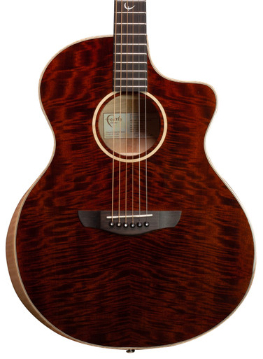 Faith FX Series FNCEDNG Neptune Cutaway Electro Acoustic in Dark Natural Gold - Image 1