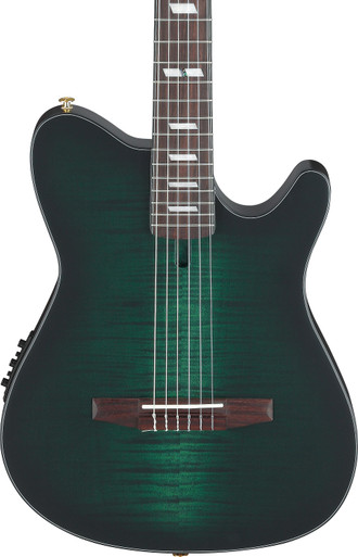 Ibanez FRH20FMN-DGL FRH Series Nylon Electro Acoustic in Deep Emerald Green