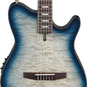 Ibanez FRH20QMN-CTL FRH Series Nylon Electro Acoustic in Cosmic Blue Starburst