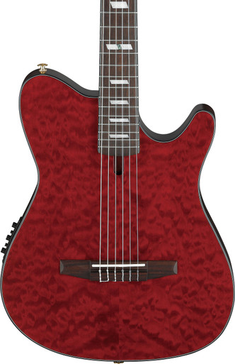 Ibanez FRH20QMN-WRL FRH Series Nylon Electro Acoustic in Wine Red