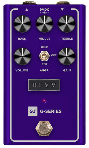Revv Amplification G3 V2 Preamp Overdrive & Distortion Pedal in Purple