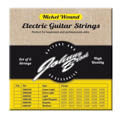 Johnny Brook Electric Guitar Strings Set - 10-42