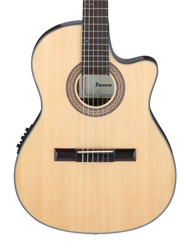 Ibanez GA35TCE-NT Classical Nylon String Electro Acoustic Guitar in Natural High Gloss