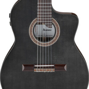 Ibanez GA360TCE-TBK GA Series Classical Electro Acoustic in Transparent Black