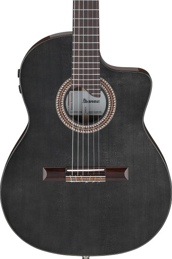 Ibanez GA360TCE-TBK GA Series Classical Electro Acoustic in Transparent Black