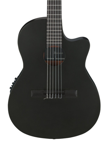 Ibanez GA621-BOT Classical Nylon String Electro Acoustic Guitar in Black Out