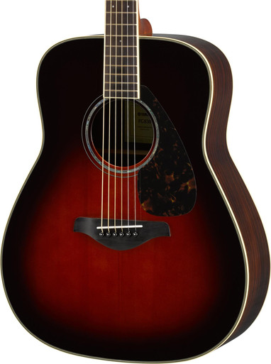 Yamaha FG830TBS Acoustic Guitar in Tobacco Brown Sunburst - Image 1