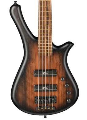 Warwick Limited Edition TeamBuilt Fortress 5-String Bass Guitar in Natural Blackburst