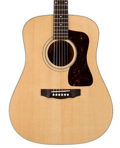 Guild USA D-40E Standard Electro Acoustic Guitar in Natural