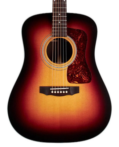 Guild USA D-50E Standard Antique Burst Electro Acoustic Guitar