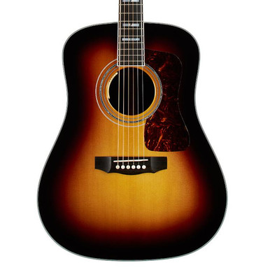Guild USA D-55E Antique Burst Electro Acoustic Guitar