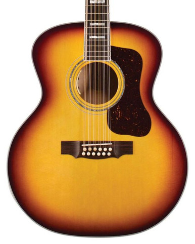 Guild USA F-512E Antique Burst 12-String Electro Acoustic Guitar