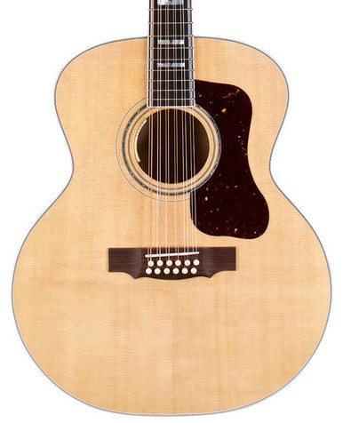 Guild USA F-512E Maple Blonde 12-String Electro Acoustic Guitar