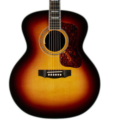 Guild USA F-55E Antique Burst Electro Acoustic Guitar