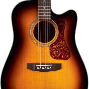 Guild Westerly D-140CE Electro Acoustic Guitar in Antique Burst