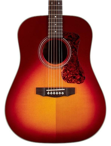 Guild Westerly D-140 Acoustic Guitar in Cherry Burst