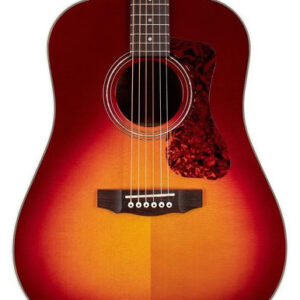 Guild Westerly D-140 Acoustic Guitar in Cherry Burst