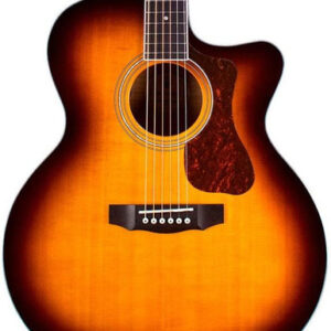 Guild Westerly F-250CE Deluxe Electro Acoustic Guitar in Antique Burst