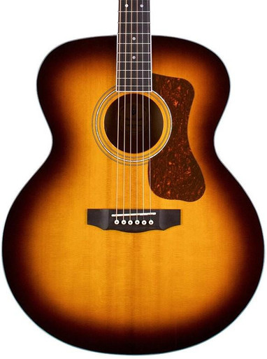 Guild Westerly F-250E Deluxe Electro Acoustic Guitar in Antique Burst