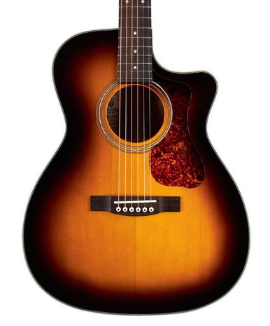 Guild Westerly OM-140CE Antique Burst Electro Acoustic Guitar