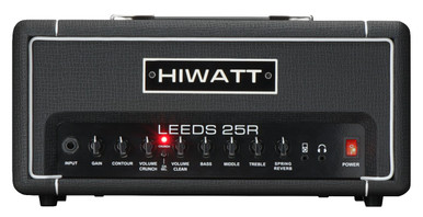 Hiwatt Leeds 25R Spring Reverb Amplifier Head in Black - Image 1
