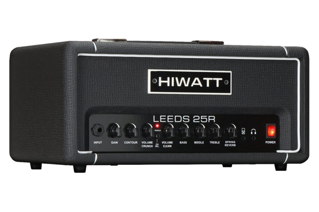 Hiwatt Leeds 25R Spring Reverb Amplifier Head in Black