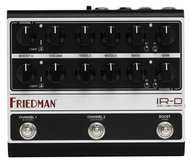 Friedman IR-D 2-Channel Dirty Shirley Twin Sister Tube Preamp Pedal - Image 1
