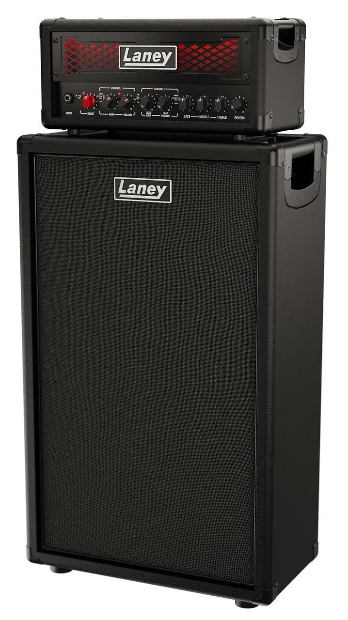 Laney Foundry IRF-DUALTOP Guitar Amplifier Head & IRF-CAB212 Guitar Cabinet Bundle