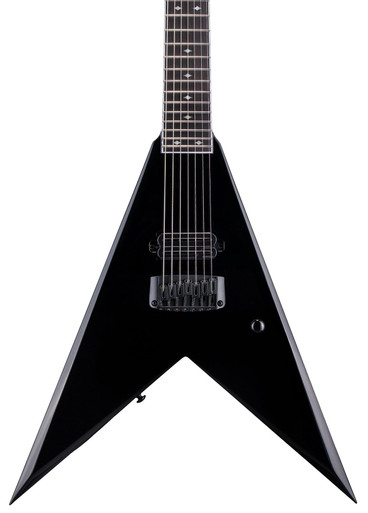 ESP LTD Jack Simmons Signature JS-7 Baritone 7-String Electric Guitar in Black