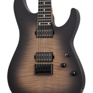 Schecter C-1 Standard Plus Electric Guitar in Ember Burst