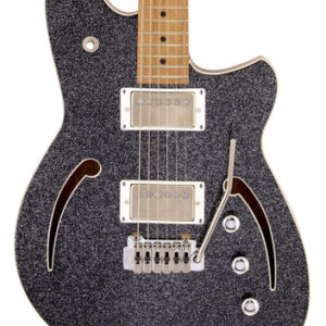 Reverend Kingbolt Air HH Electric Guitar in Black Sparkle