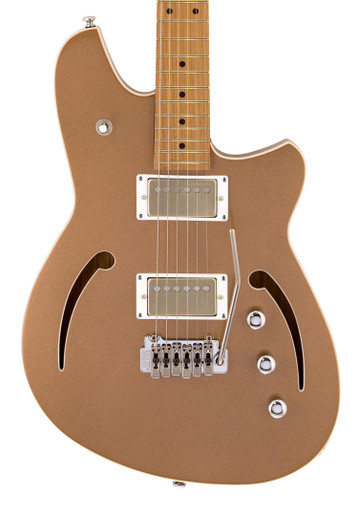 Reverend Kingbolt Air HH Electric Guitar in Metallic Bronze